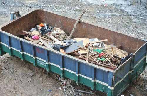 Professional team performing office clearance in Penge