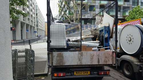 Customer service team assisting with skip hire